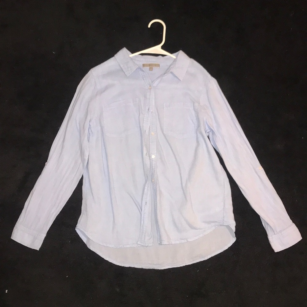 BE COOL button up “jean” shirt